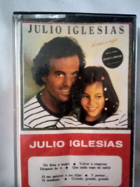 Cassete áudio original de Julio Iglesias - êxitos