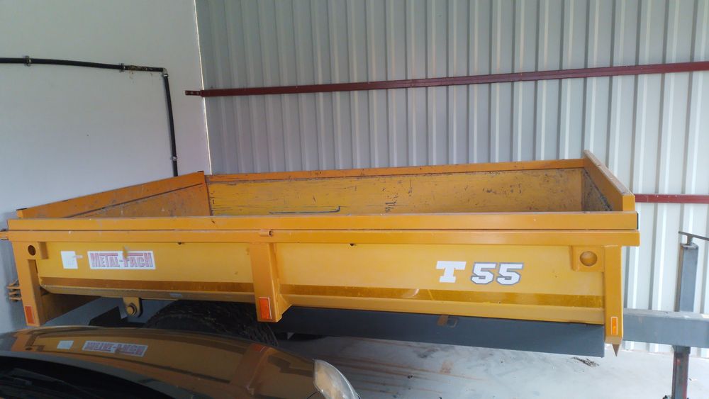 Przyczepa budowlana skorupowa Metal-Fach 5T