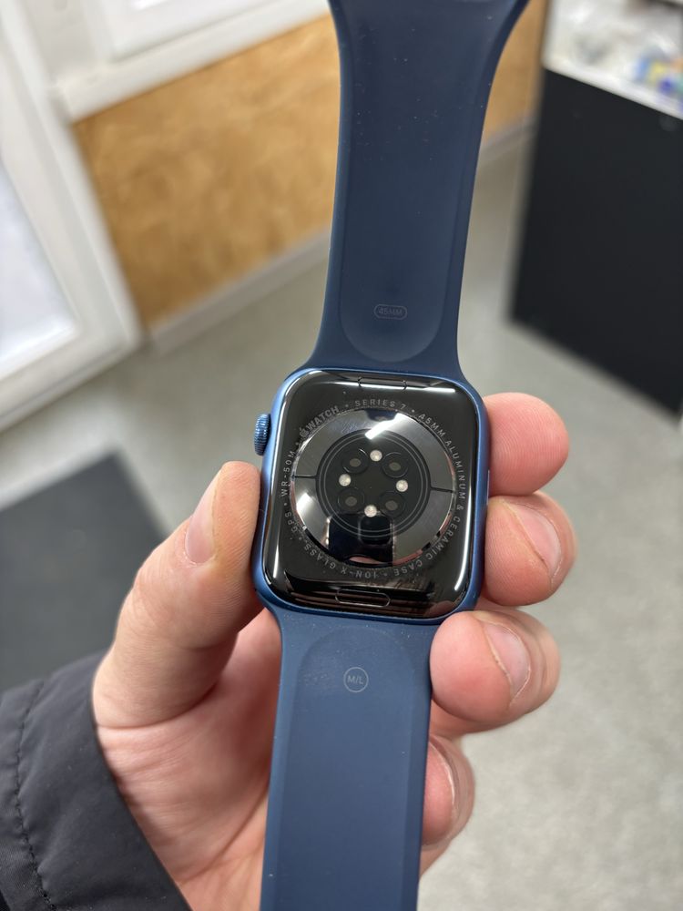 Apple Watch Series 7 GPS 45mm Blue Aluminum