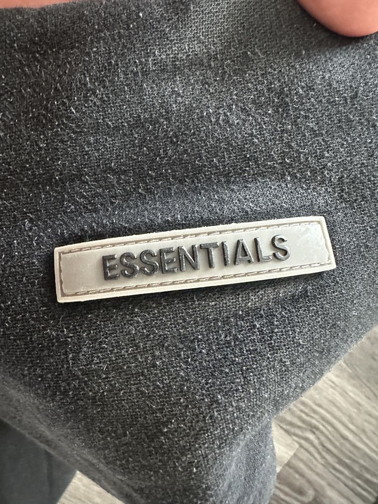 Худи essentials fear of god черного цвета С розмір