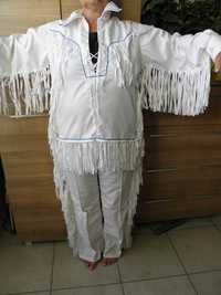 Spodnie indiańskie koszula indiańska frędzle hand made