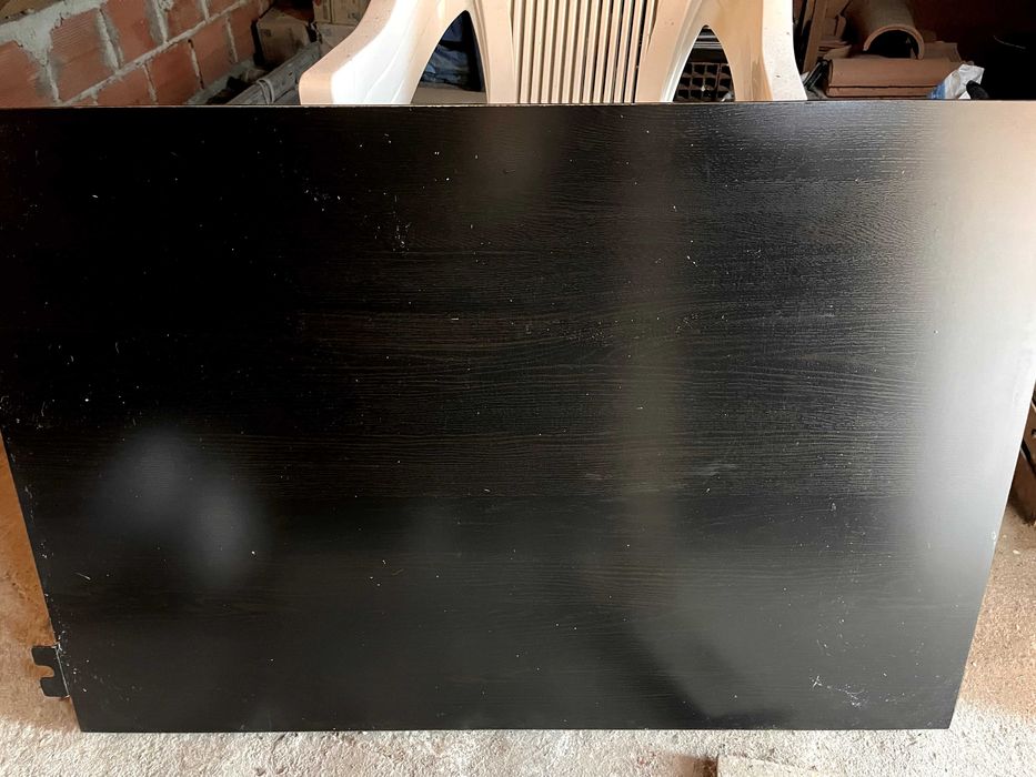 IKEA Kallax secretária preto mais móvel para escritório usado barato