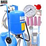 BASS POLSKA Piaskarka Syfonowa Mobilna Ciśnieniowa 40l + Zestaw BP4255