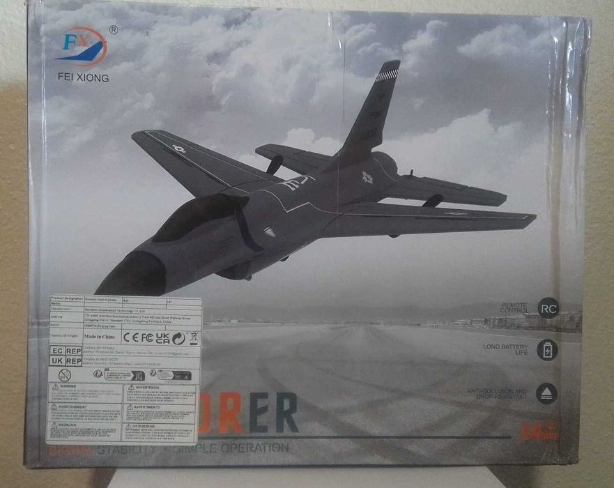 Avião RC Explorer 3 Canais – Simples Operação + Comando Incluído