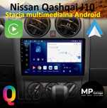 Radio Android Nissan Qashqai J10 4G LTE CarPlay AA Qled Montaż