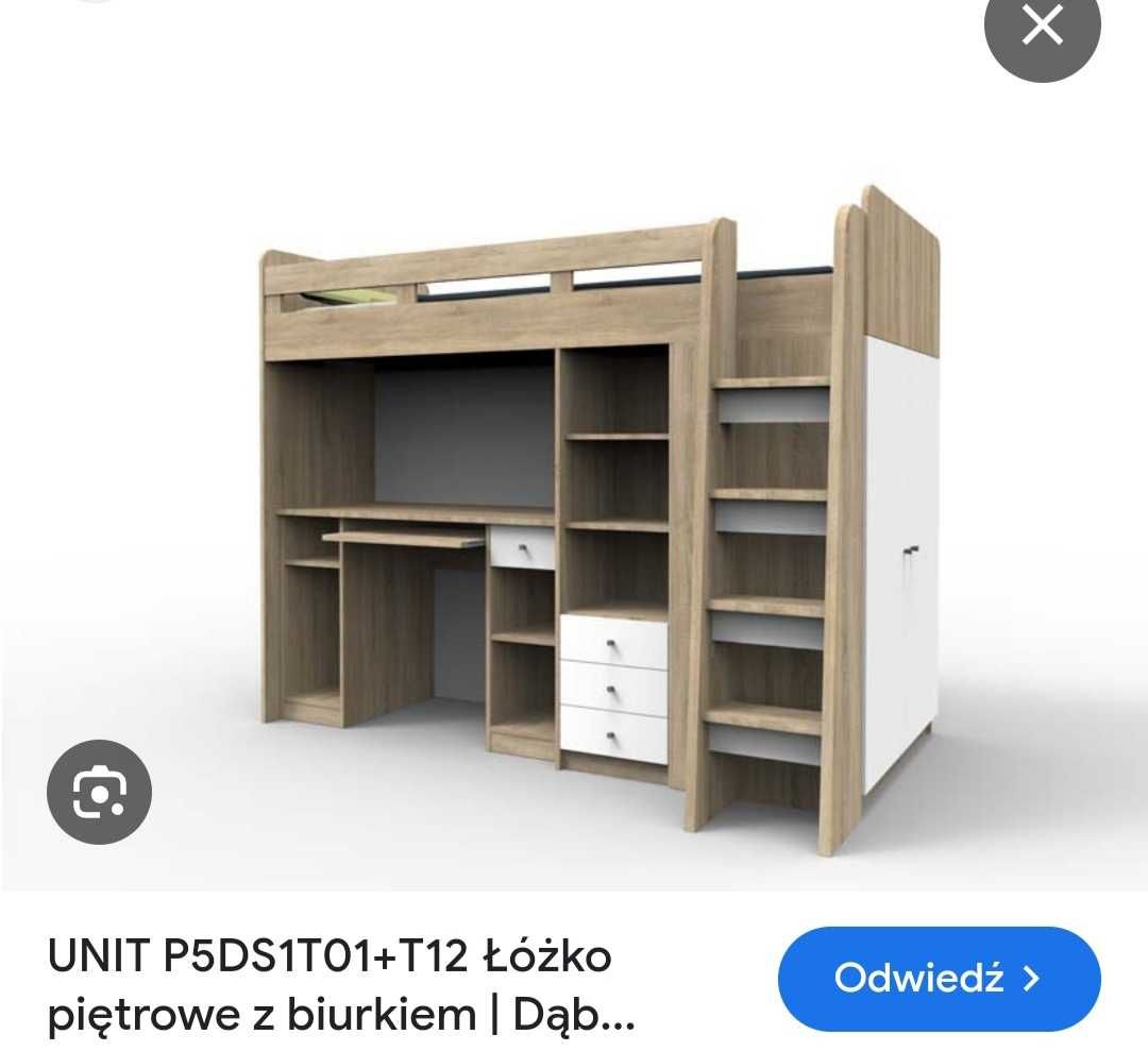Łóżko piętrowe młodzieżowe