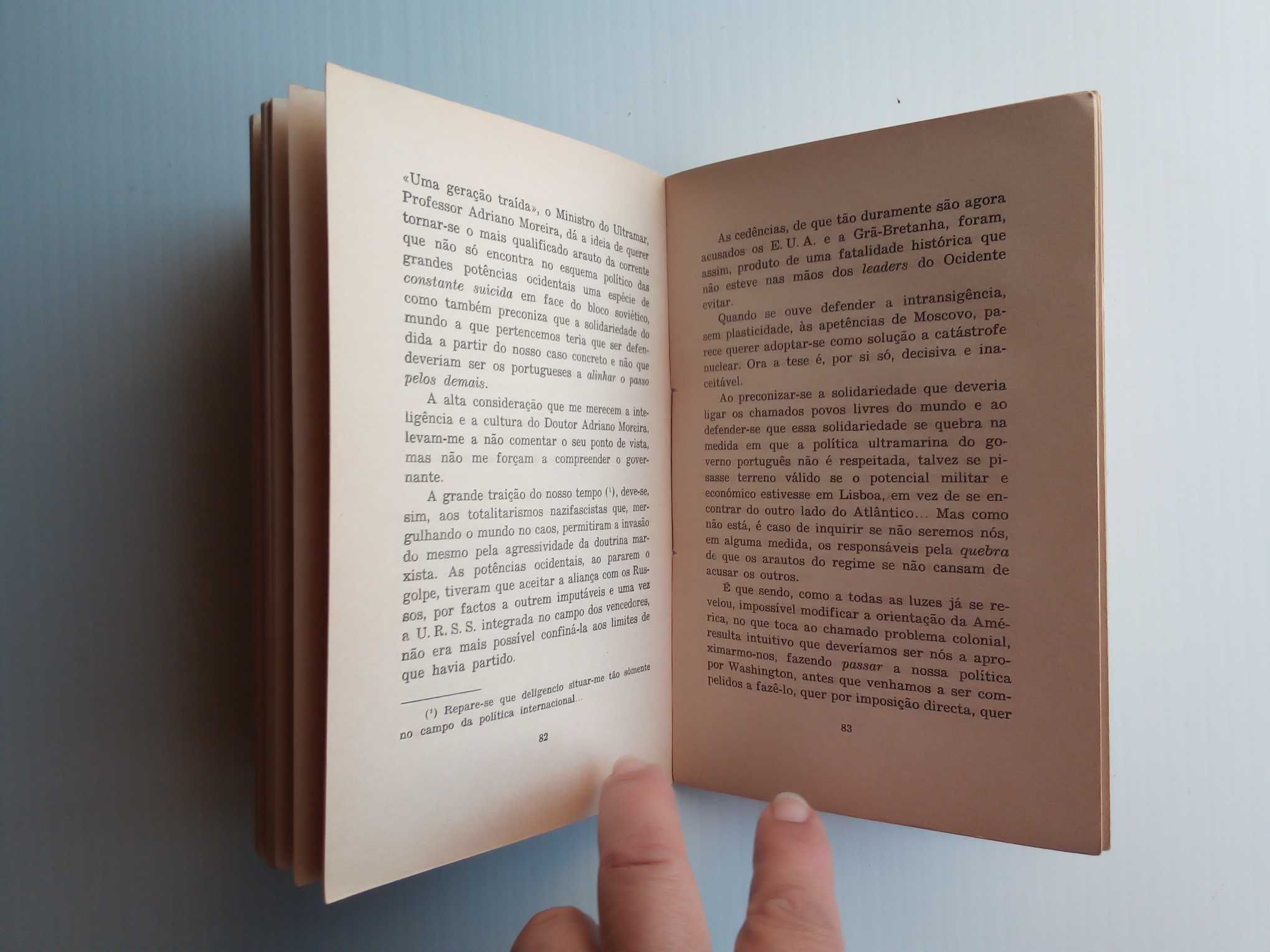 Livro "Portugal o Ultramar e o Futuro", de Manuel José Homem de Mello