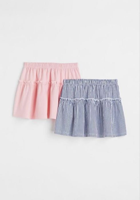 Спідниця рожева 6/7/8 років бавовняна h&m 116/122/128 см