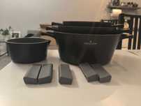 Zestaw garnków ZWIEGER STONE - 3 garnki + rondelek gratis!