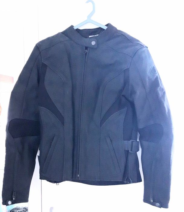 Casaco de mota em couro Drenaline