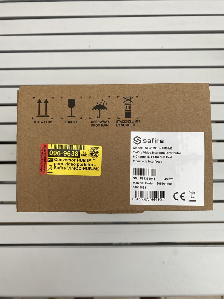 Conversor HUB IP para video porteiro- Safire VIMOD-HUB-M2