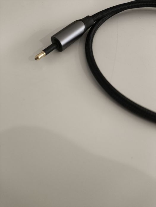 Cabo de áudio óptico digital toslink