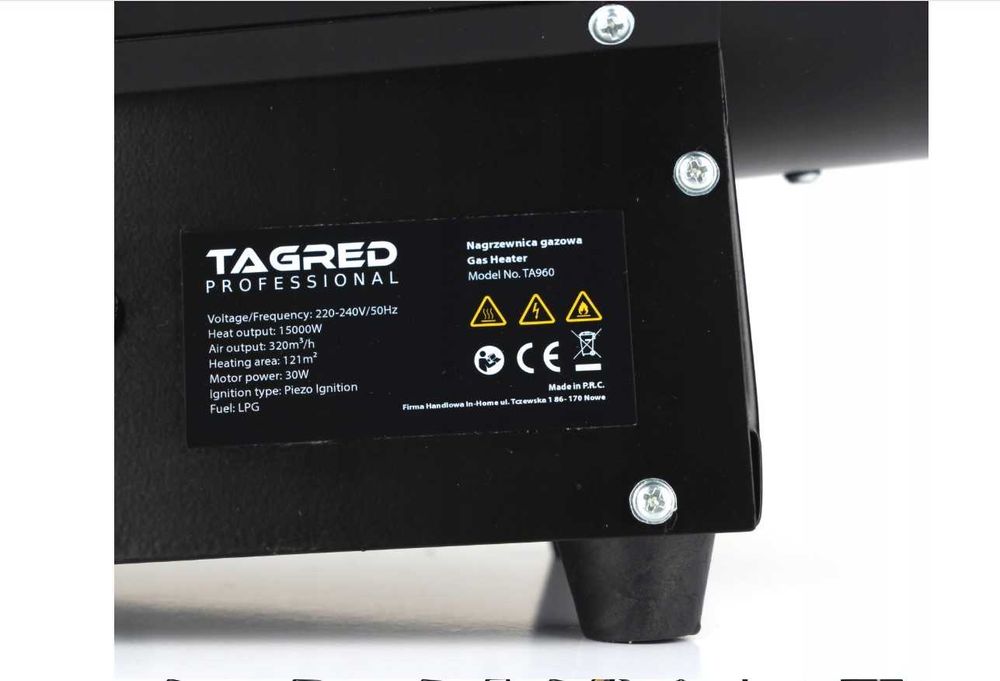 Теплова гармата, обігрівач промисловий 15кВт Тагред газовая пушка