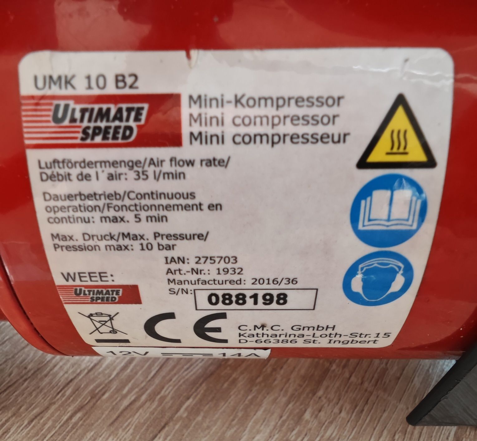 Mini Kompresor Ultimate Speed