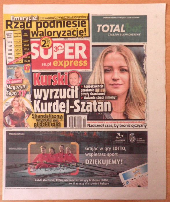 Super Express 2021 Barbara Kurdej Szatan Beata Kozidrak Julia Wieniawa