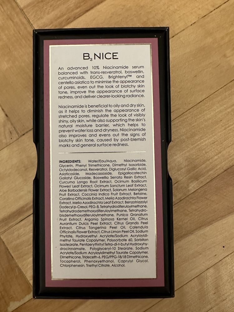 Sunday Riley B3 Nice 10% Niacynamide -Serum rozświetlające