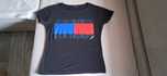 TOMMY HILFIGER Jeans czarny T-shirt damski L/40