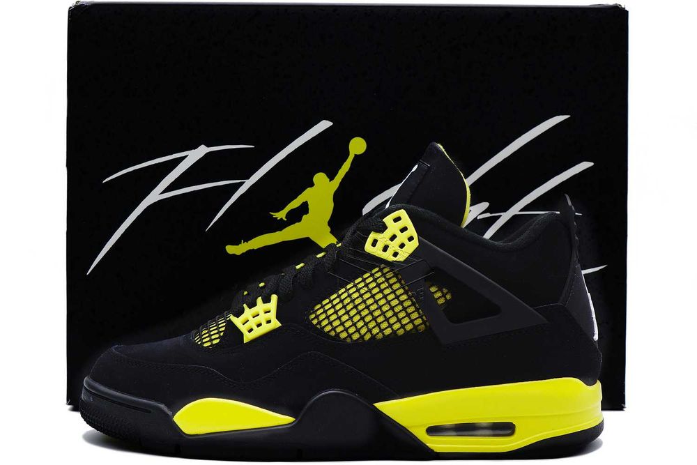 Nike AIR JORDAN 4 Thunder Yellow / DH6927–017