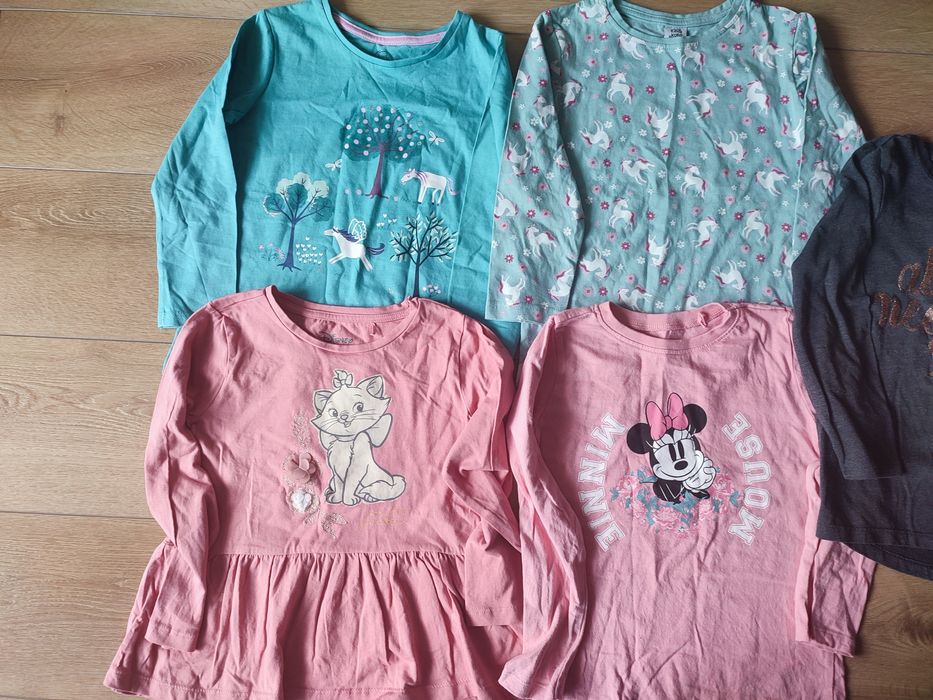 5 bluzeczek rozmiar 110