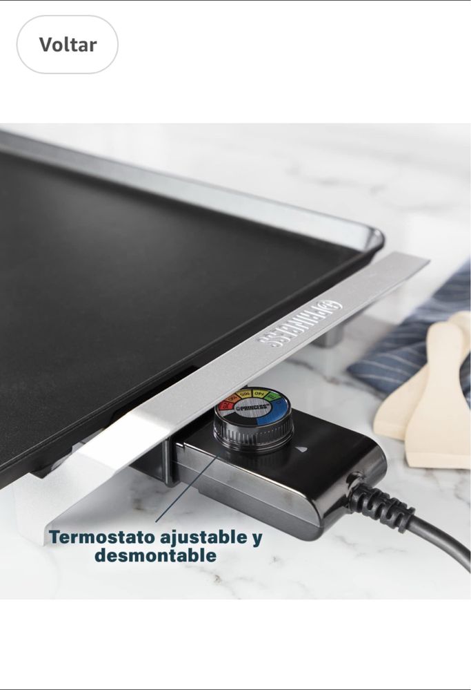 Placa ce grelha para mesa