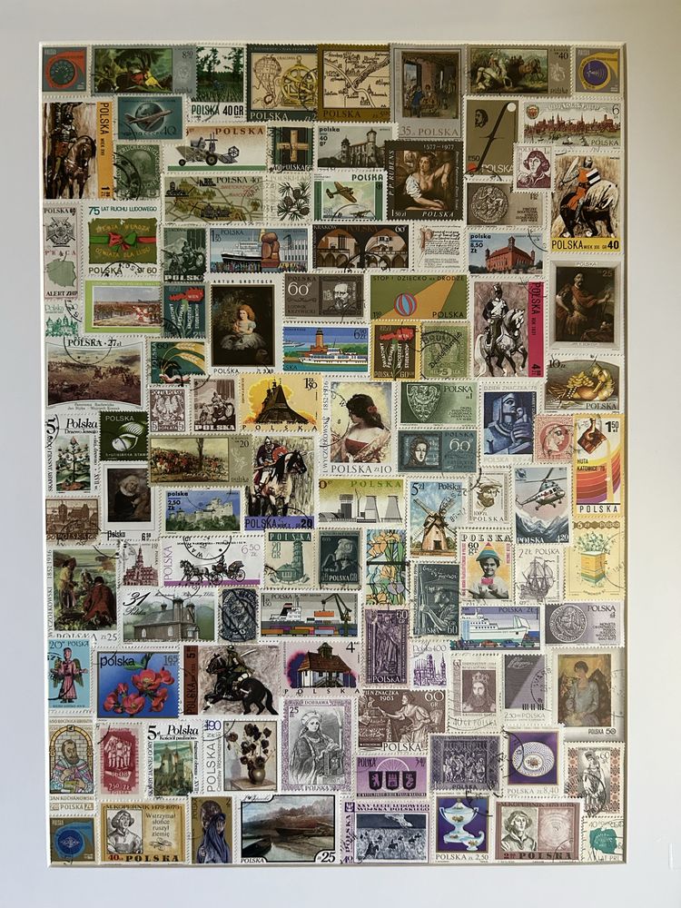Znaczki pocztowe Obraz 40x50