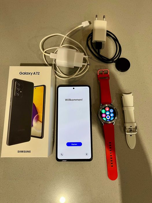 Samsung Galaxy A72 (256 GB) + Samsung Galaxy Watch 4 Classic