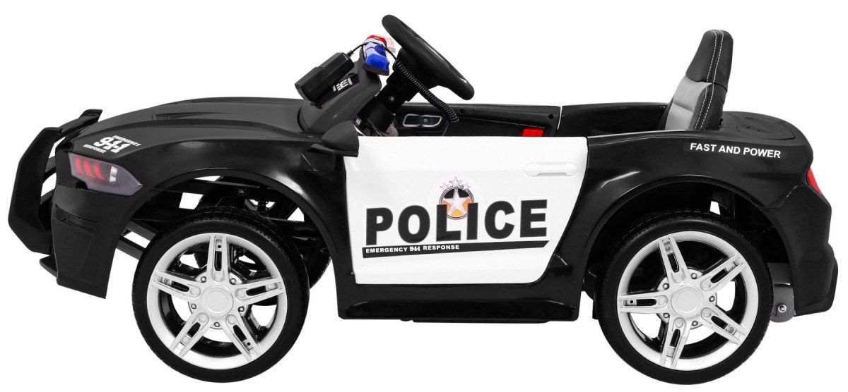+MEGAFON +Światła Samochód policyjny AUTO na akumulator GT policja