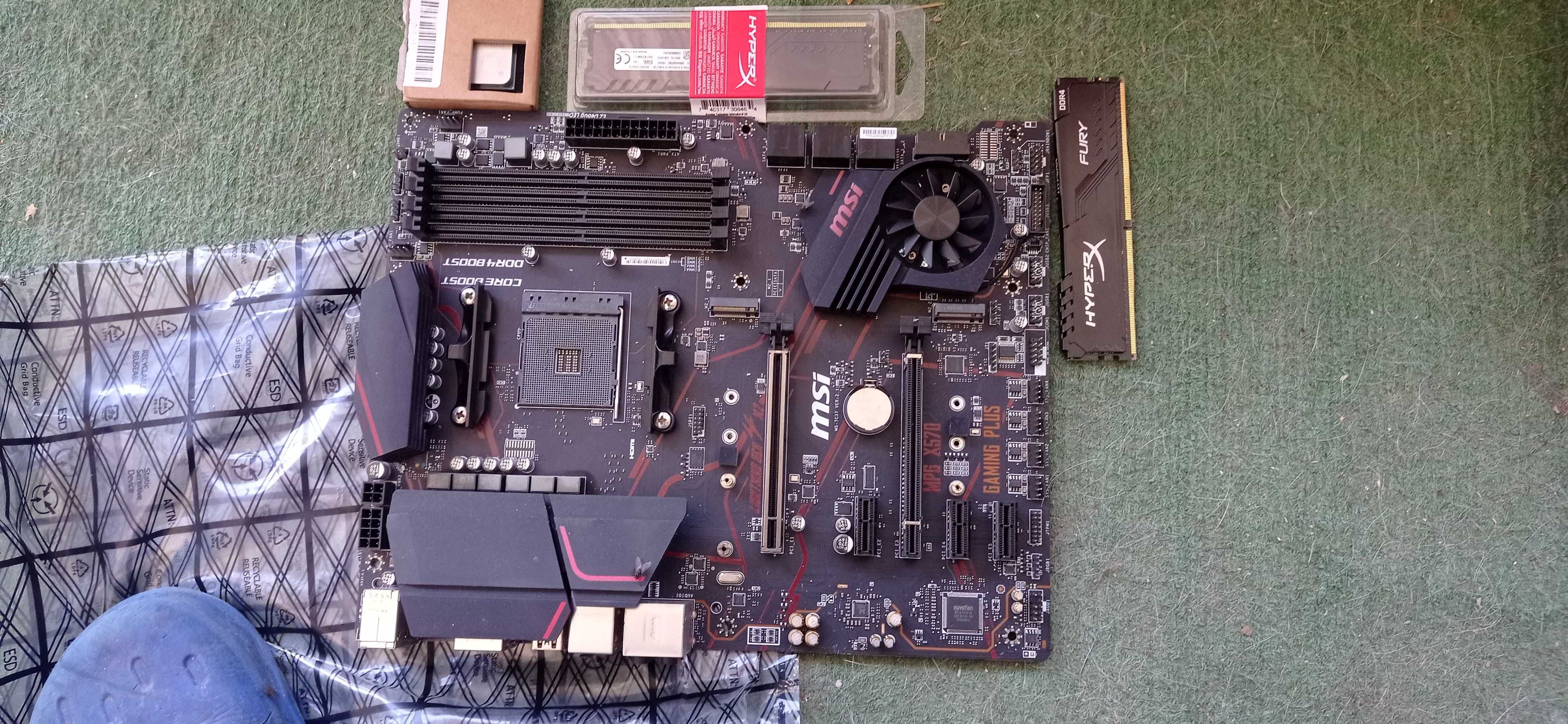 Сборка Msi mpg x570 GAMING PLUS Материнка + ryzen 5 3600 +2x DDR4 3200