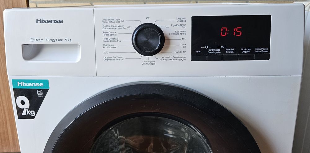 Máquina lavar roupa 9kgs c/garantia