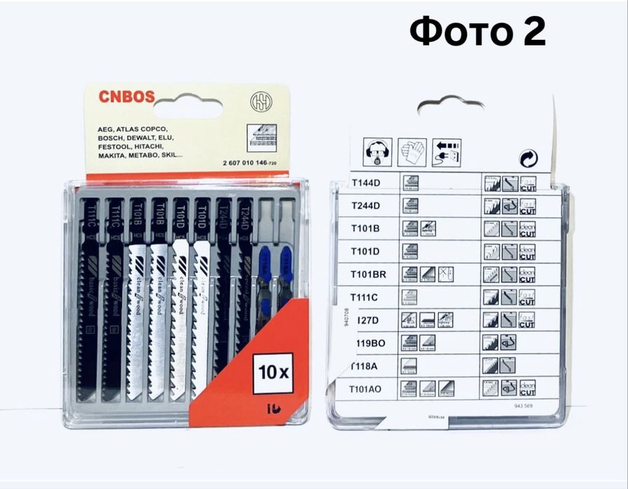 Пилки (полотна) для лобзика — всі види для дерева та металу