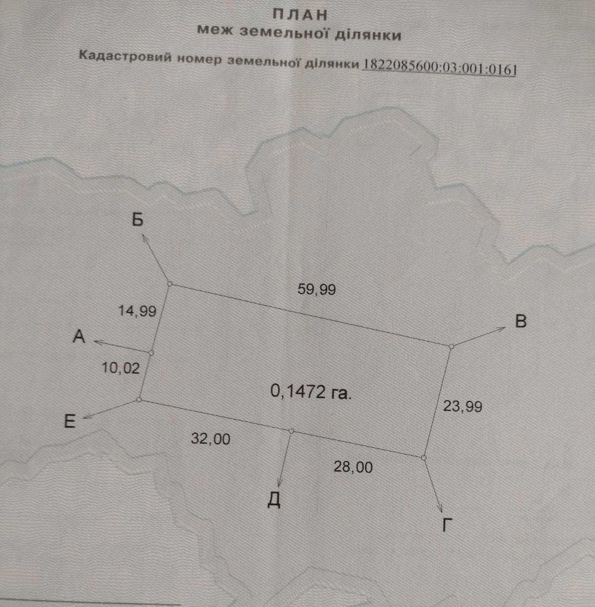 Продам земельну ділянку в с.Оліївка