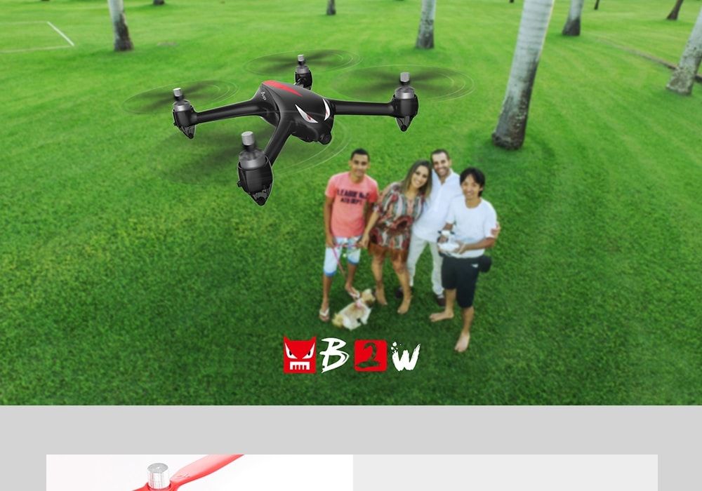 MJX Bugs 2 B2W RC Quadcopter Brushless - RTF  - Vermelho