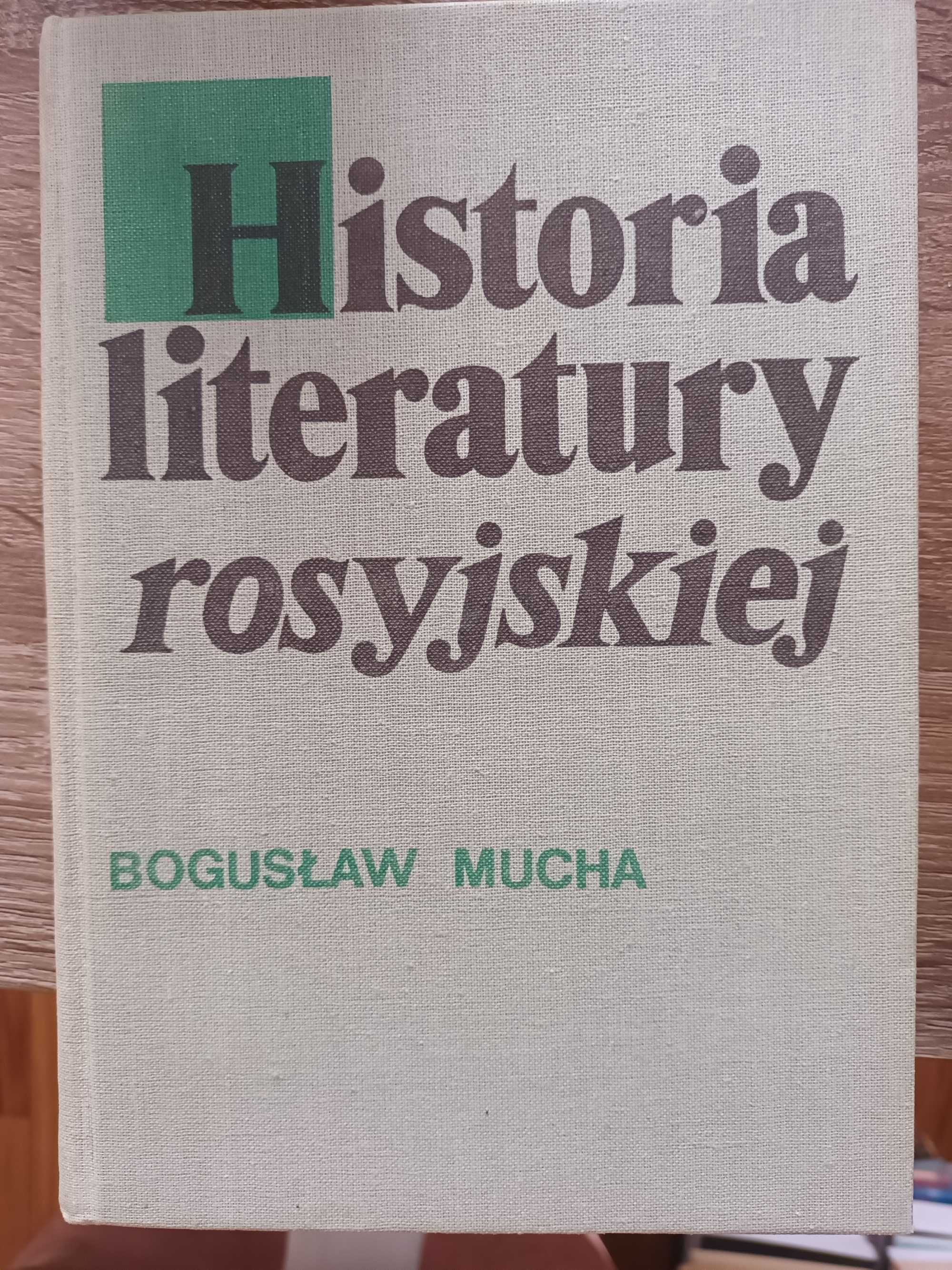 Mucha Historia literatury rosyjskiej 10ZŁ. Okładka twarda