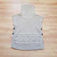 Ciepły sweter bezrękawnik narzutka C&A r. 40 L