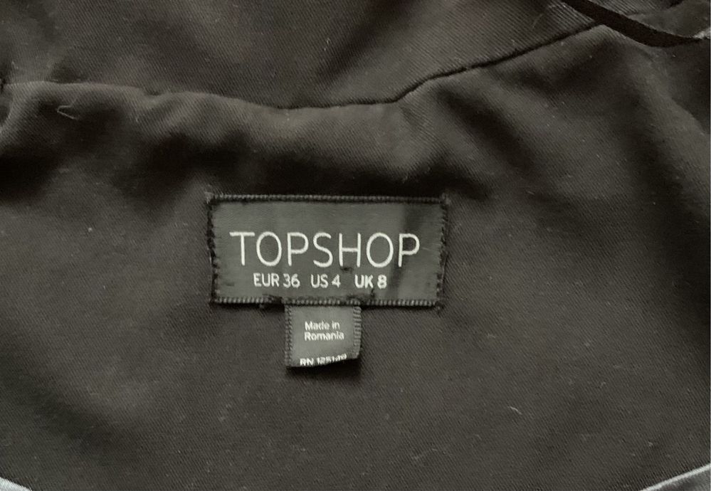 Чёрный пиджак TOPSHOP