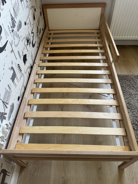 Łóżko dziecięce IKEA 70×160 cm + mat. lateksowy HEVEA Junior 160×70 cm