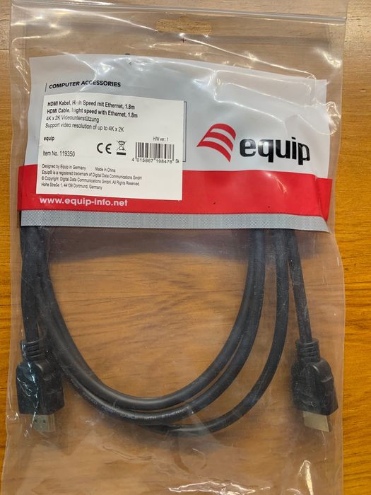 Cabo Hdmi novo embalado