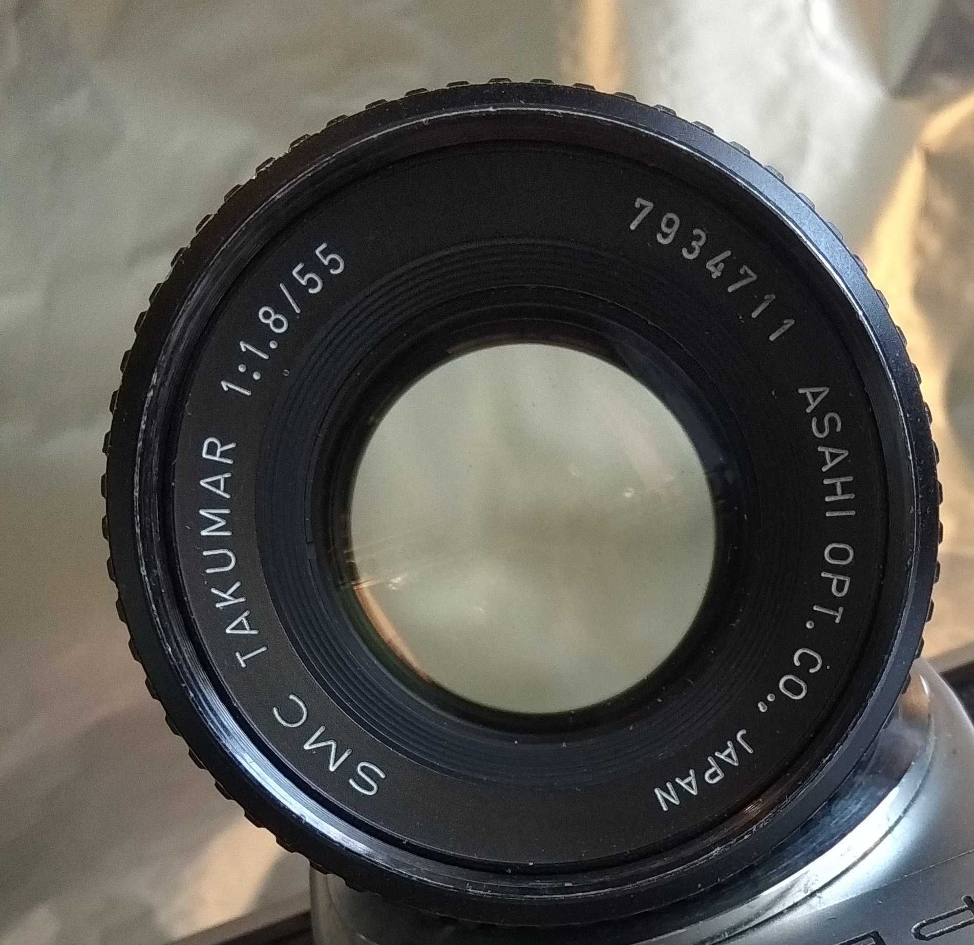 Фотоаппарат Asahi PENTAX ( M42) + объектив SMC  TAKUMAR 1 :1.8/55
