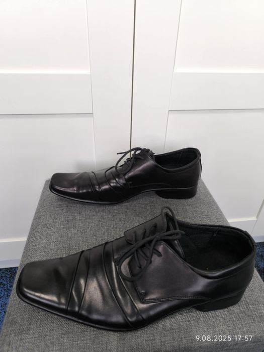 Buty 42 półbuty eleganckie wizytowe biurowe wesele impreza