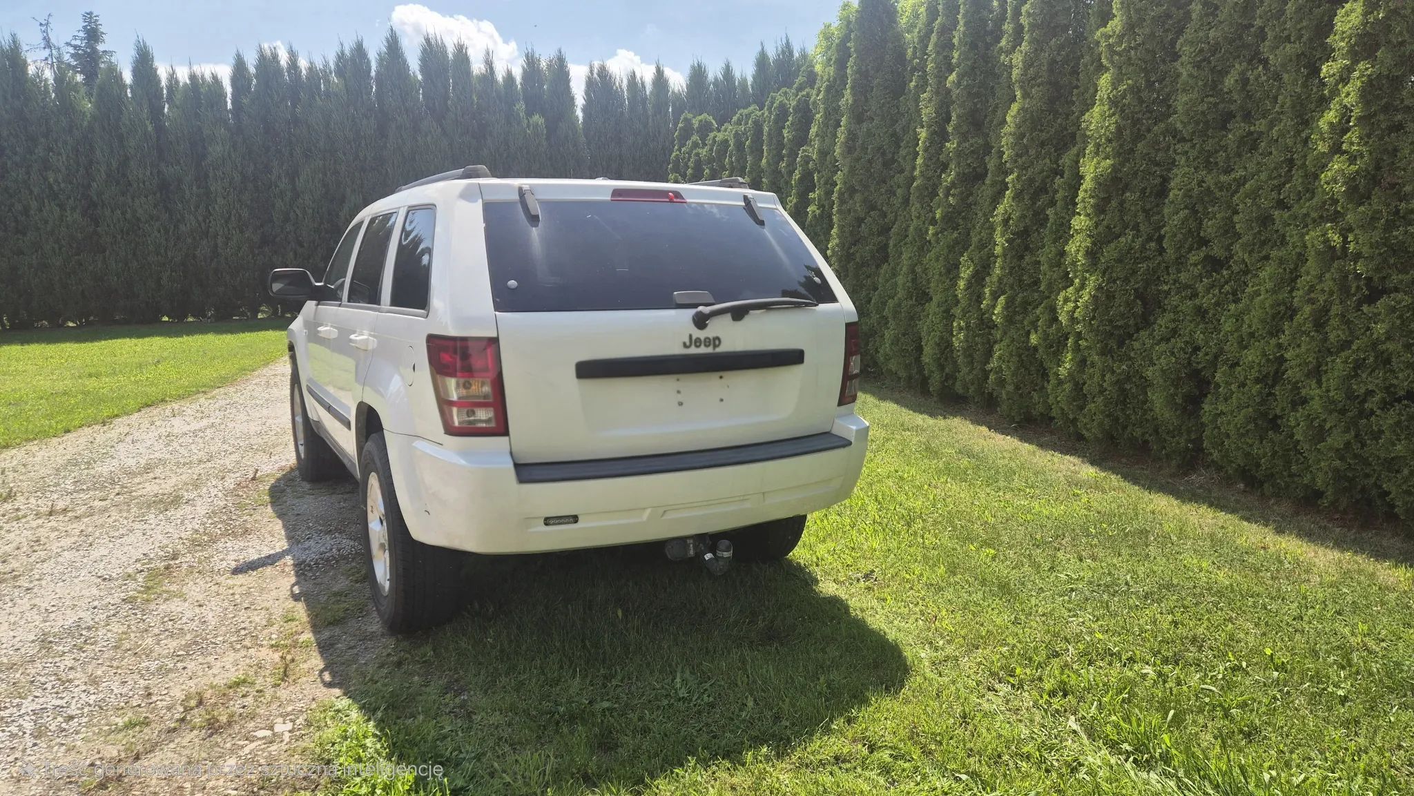 Jeep Grand Cherokee Jeep Grand Cherokee Biały Godny Polecenia