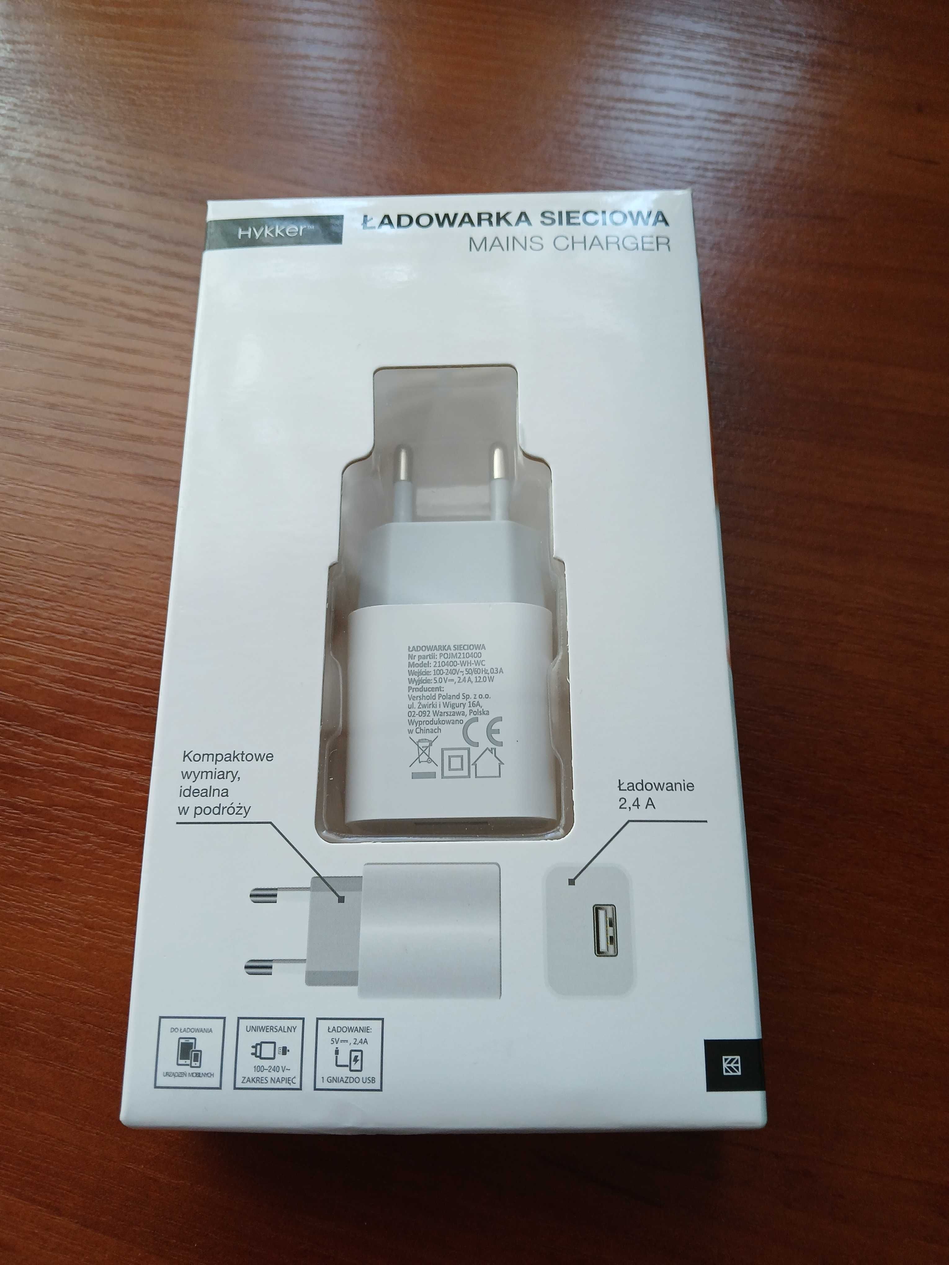 Ładowarka sieciowa + przewód micro usb