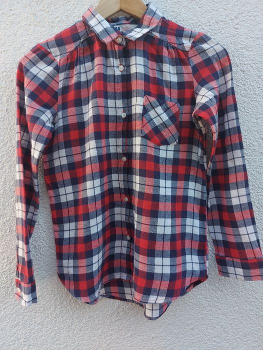 Koszula w kratkę H&M rozmiar 146