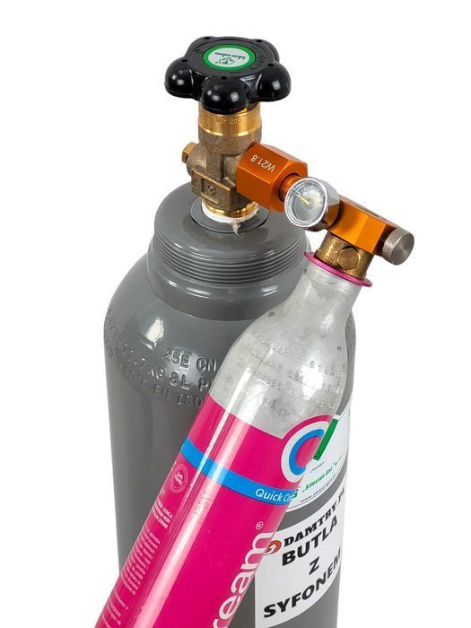 Przetoczka ALFA10 do Nabijania Różowych Butli Sodastream Quick Connect