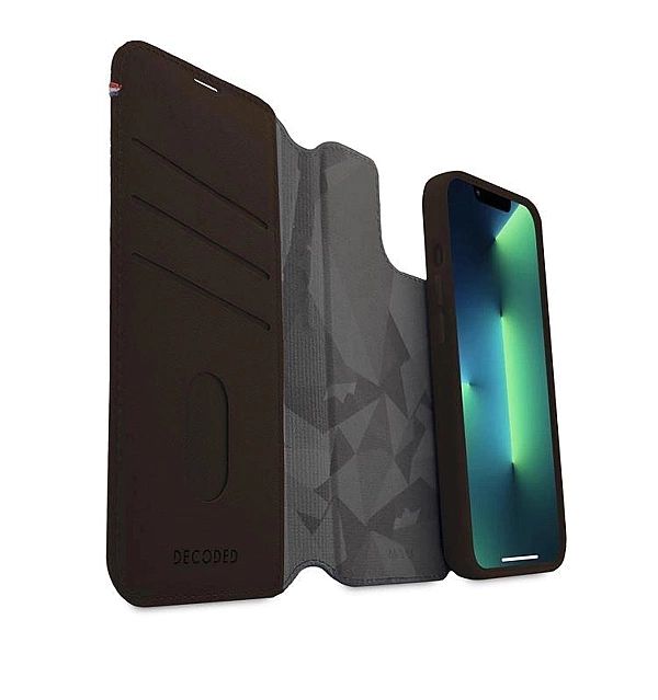 Etui Decoded Detachable Wallet Case skórzane z MagSafe z klapką do iPh