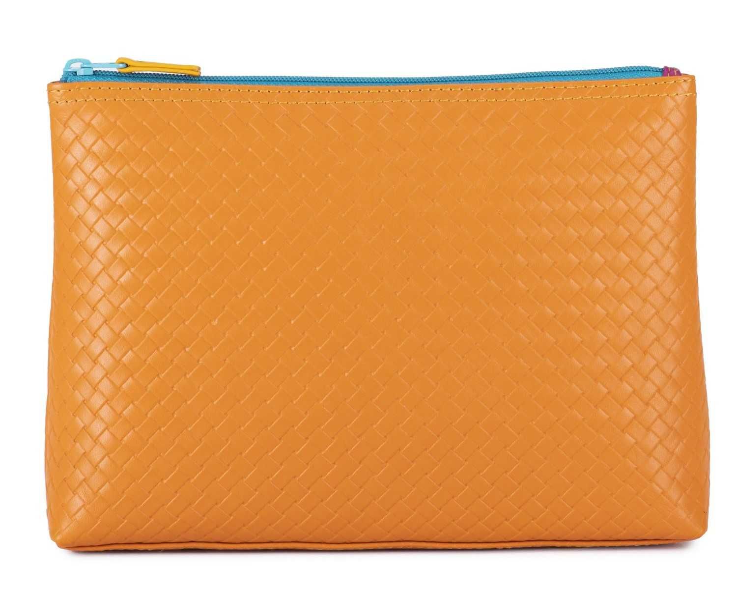 Necessaire de maquilhagem, em pele da MYWALIT, na cor Copacabana