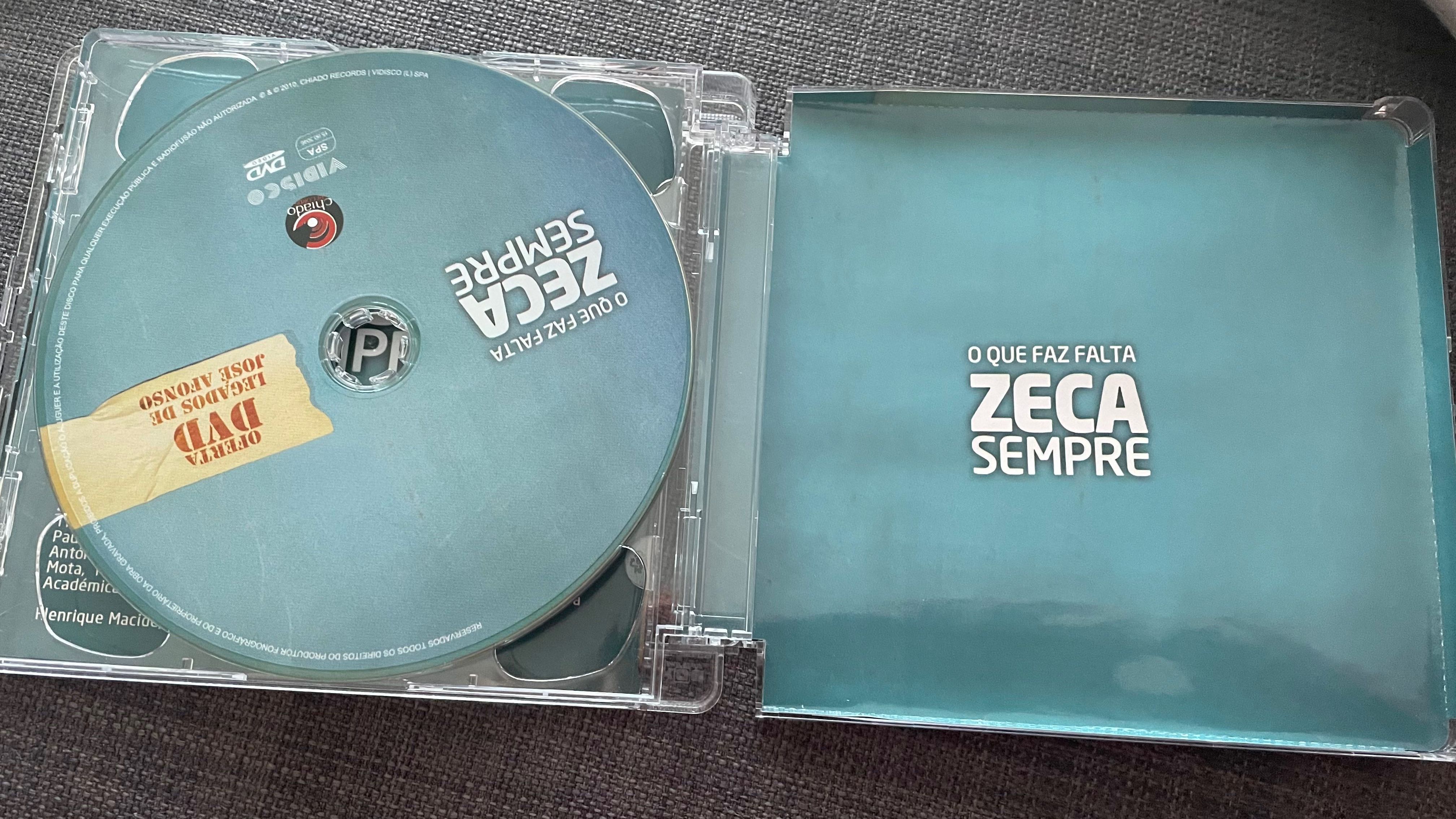 Zeca Sempre ‎– O Que Faz Falta - cd + dvd