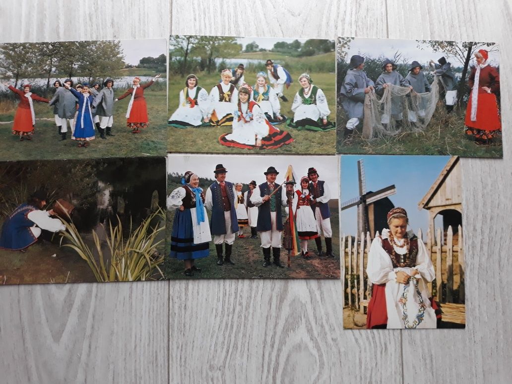 Folklor - pocztówki, cena za 27 sztuk,można stworzyć swój zestaw
