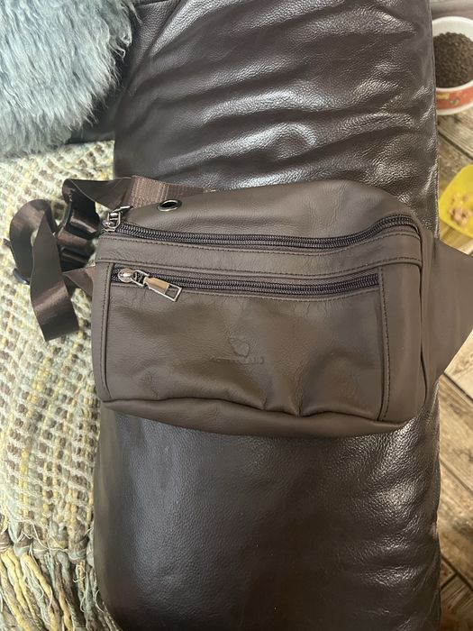 Кожаная бананка