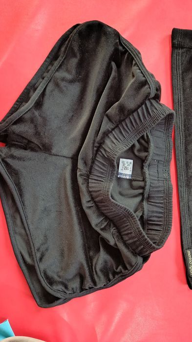 Strój treningowy, komplet welurowy do gimnastyki artystycznej/Merino!