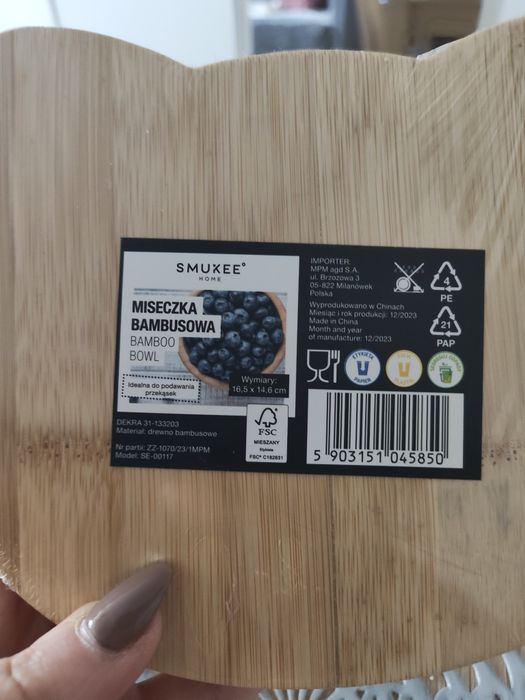 Miseczka + kaszka , naczynie dla dziecka, miseczka bambusowa , panda